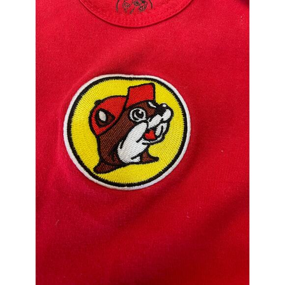 Buc-cee's Red Bodysuit Dress - Size Baby Girl's 0-3 Months - Picture 2 of 6